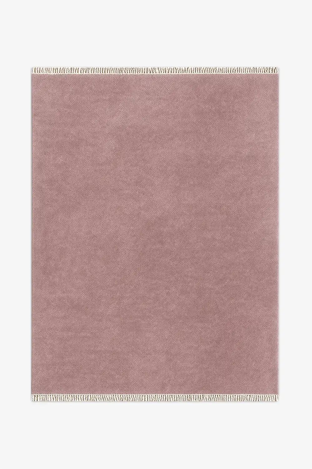 mauve pink wool hand-knotted modern boho area rug
