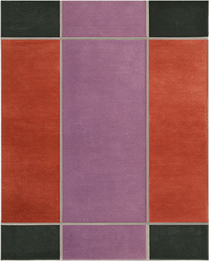 8' × 10' rug to scale