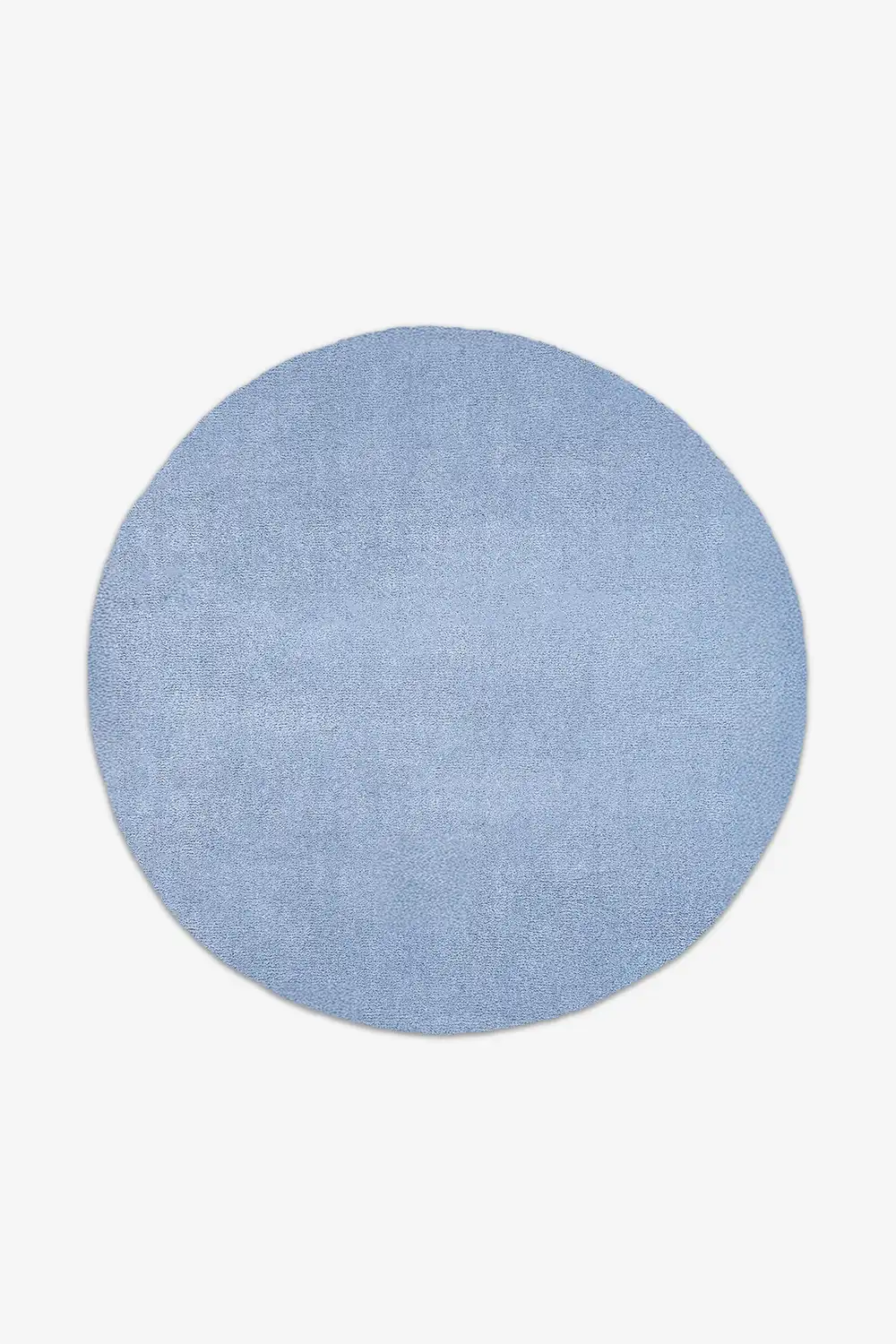 Soft light blue 10x10 round area rug perfect for modern spaces