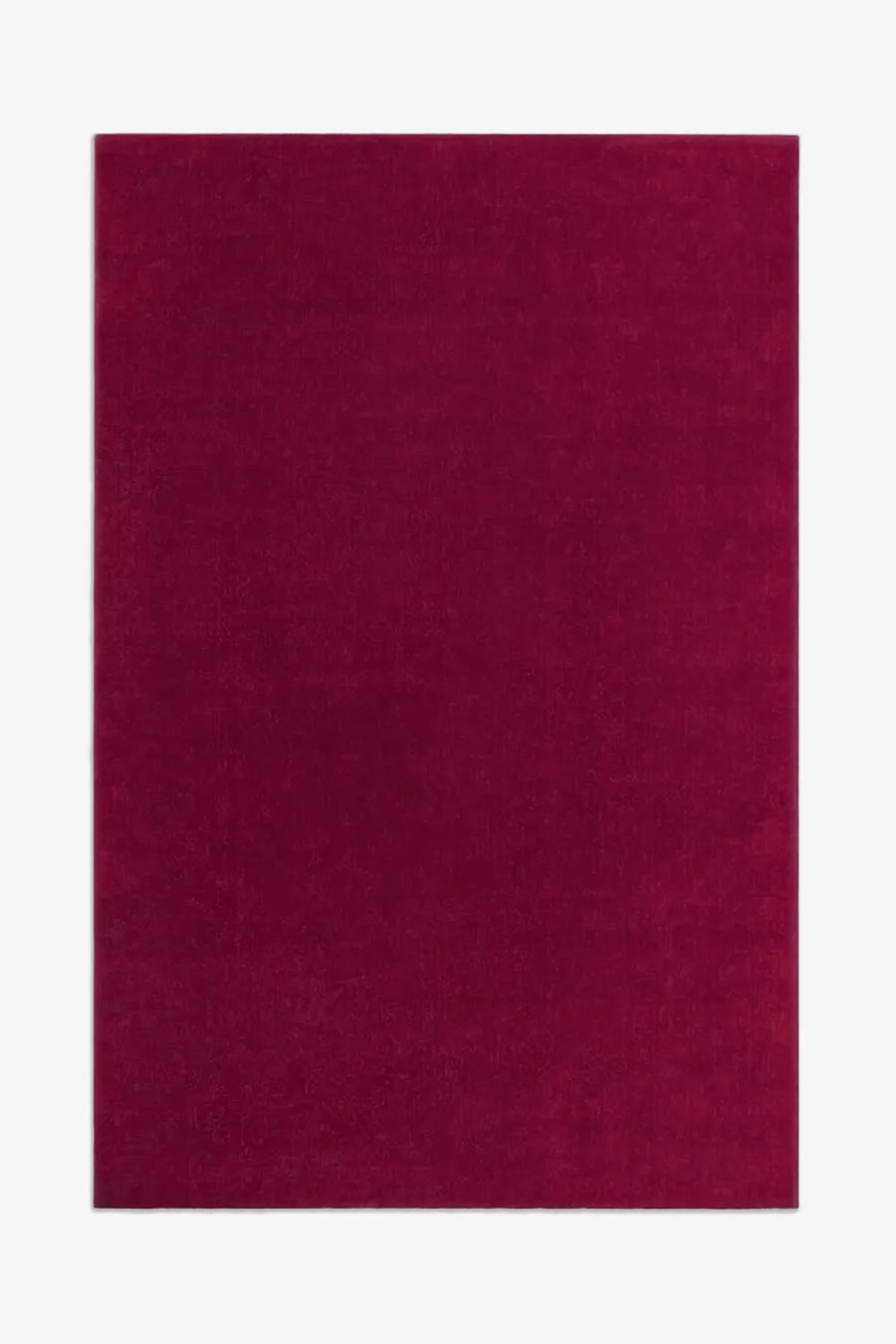 6x8 deep burgundy pink hand tufted wool rug for colorful, boho, and moody interiors