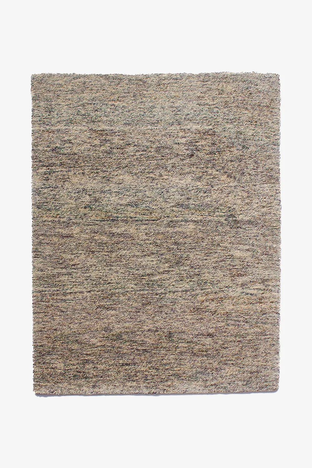Gray neutral tufted wool rug with subtle variation, ideal for 6x9 area rugs, luxury rugs for living room, or modern wool rugs in calm palettes