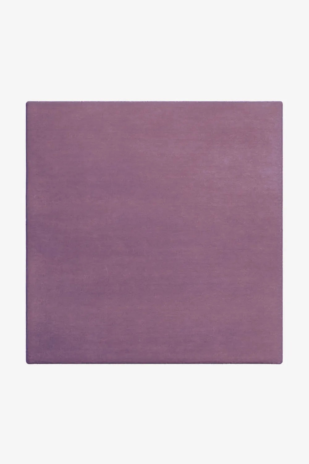 Soft purple wool square rug available in 7x7 and 8x8 sizes, ideal for boho rugs, cozy bedrooms, or square area rugs in modern interiors