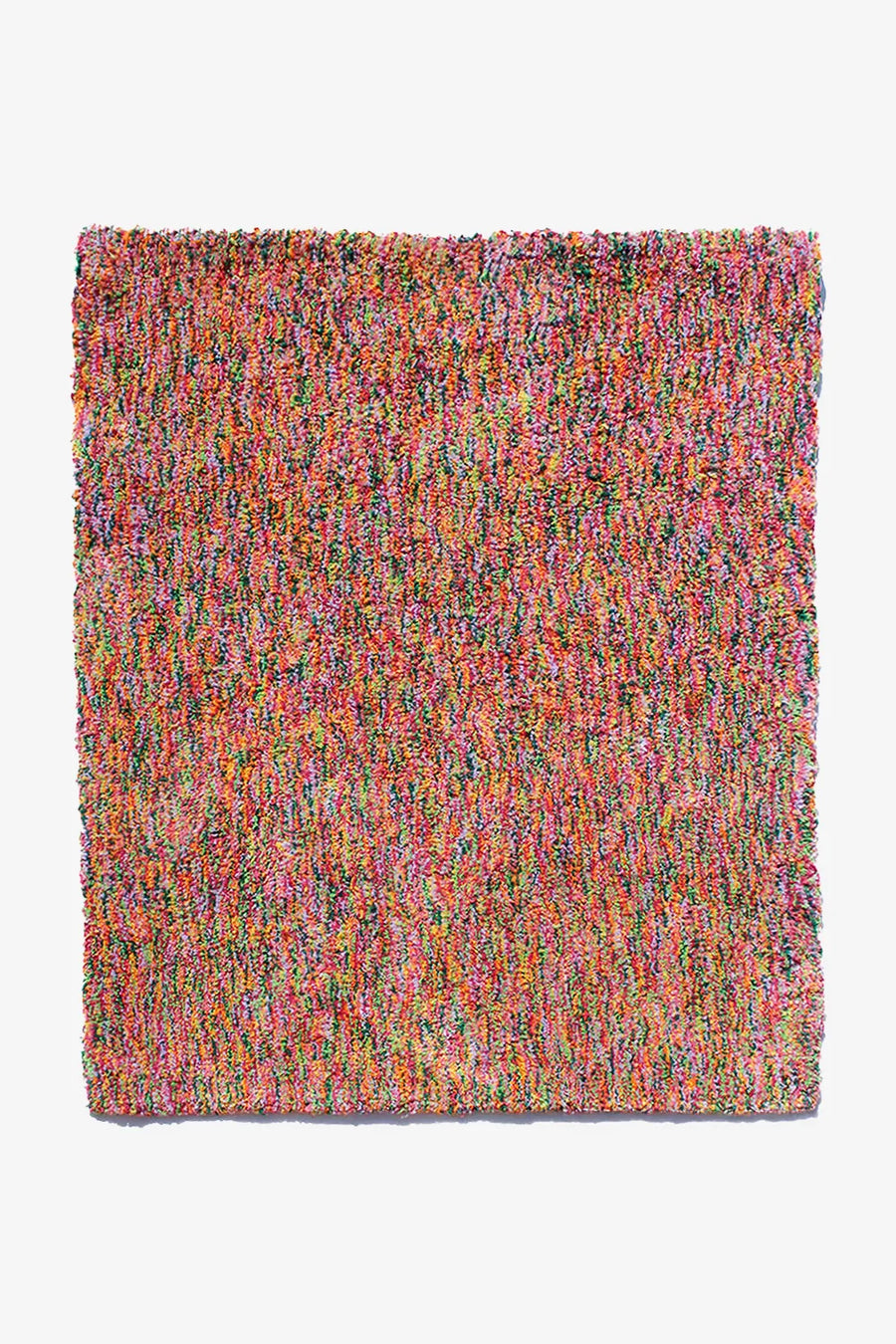 Tropical rainbow cotton rug with vibrant tones, perfect for kids area rugs, colorful 5x7 rugs, or boho throw rugs in eclectic interiors