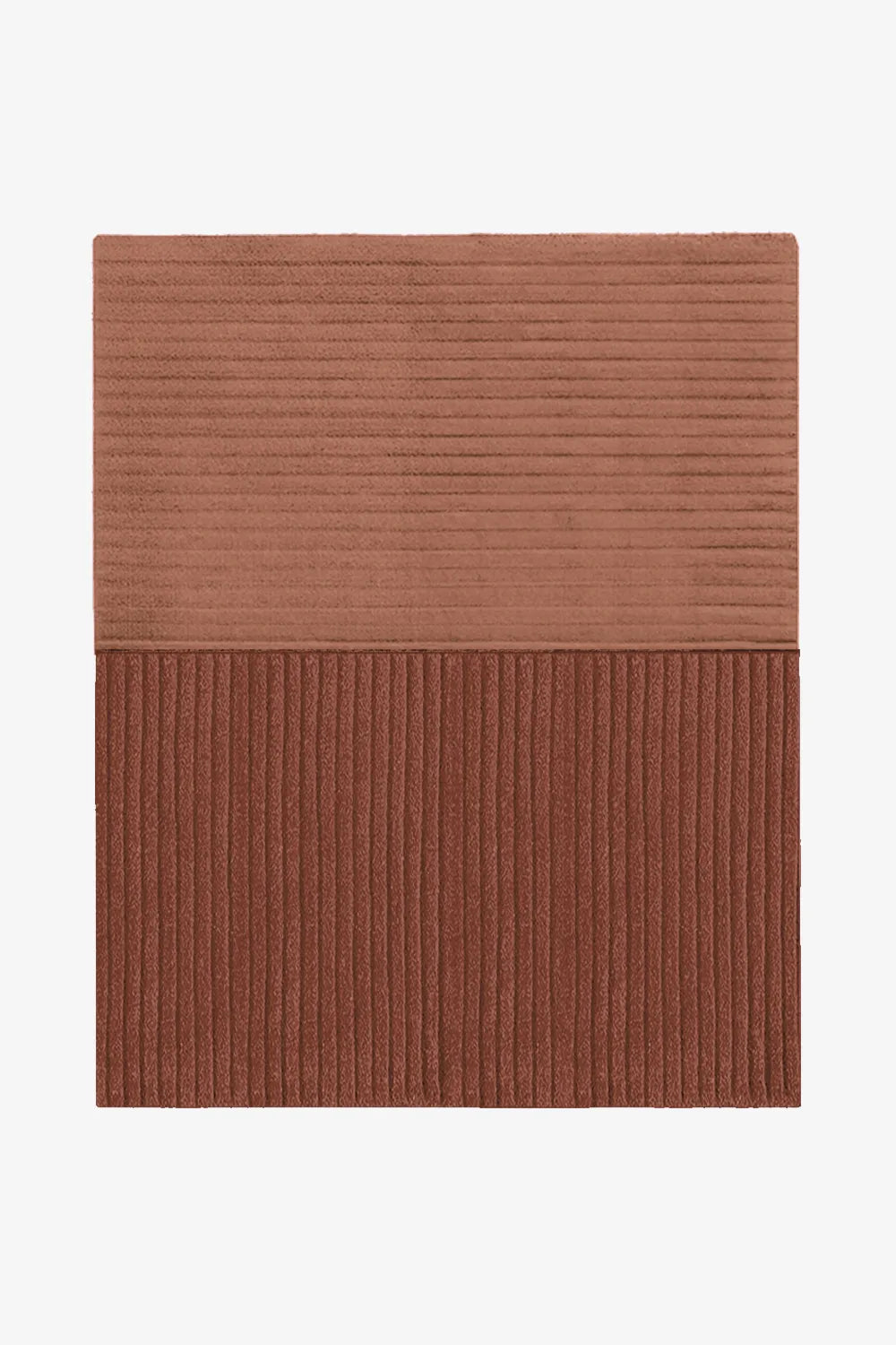 Camel taupe and brown wool rug, warm modern rug for inviting living spaces