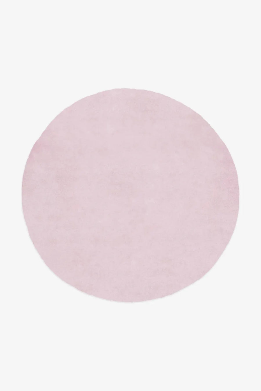 Modern 5x5 light pink round wool rug for colorful small spaces