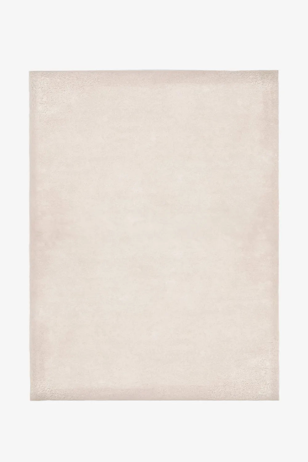 Off-white wool area rug sized 8x10, a timeless neutral rug for living rooms, bedrooms, or minimalist dining rooms