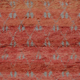 Rust red wool area rug with natural variation, perfect for 8x10 rugs in warm-toned interiors