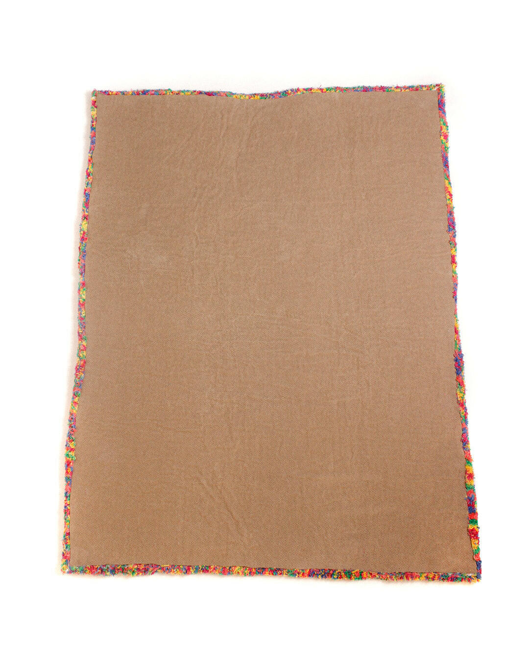 Eclectic colorful rug. Jubi original design hand made in Brooklyn, NY using 100% recycled cotton