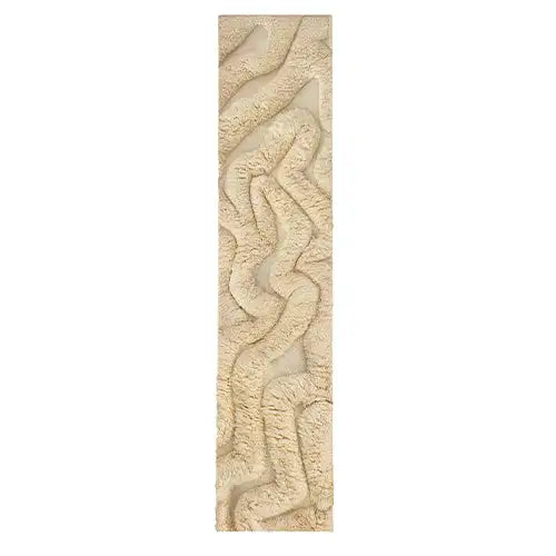 8 foot runner rug in shag plush wool design