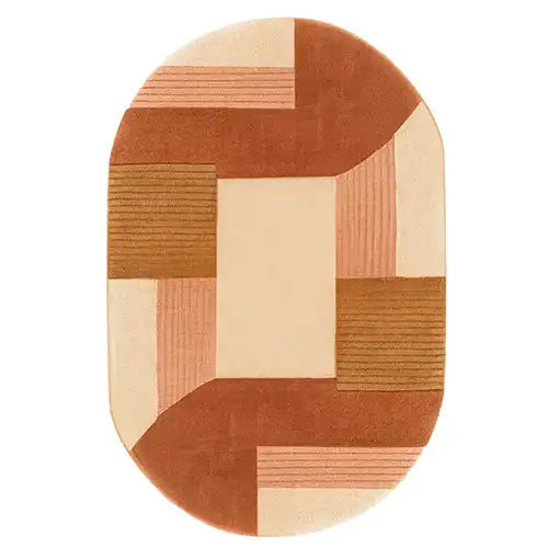 8x13 neutral oval hand tufted wool area rug by jubi