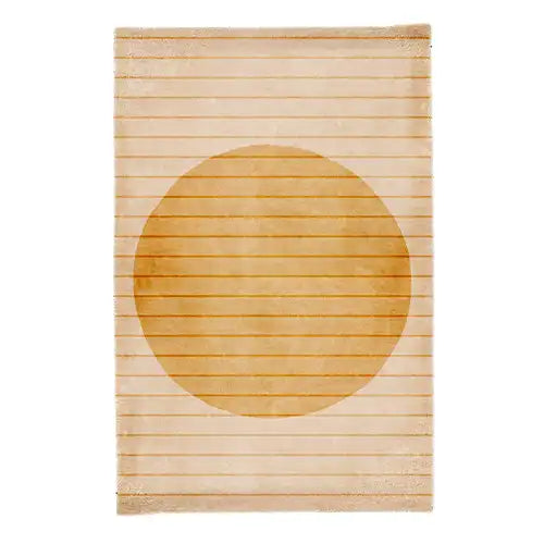 boutique wool rugs high quality modern designer area rug in gold geometric pattern