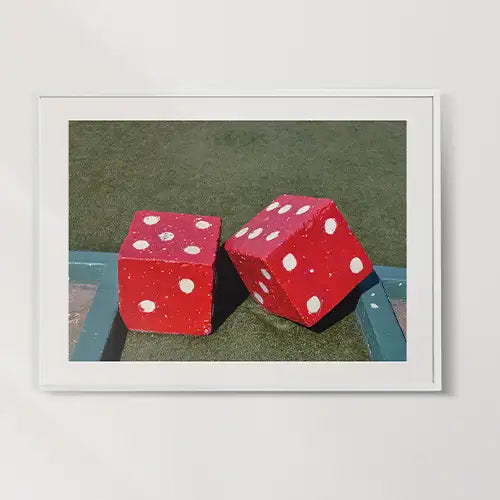 red dice americana photography art print