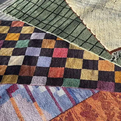 modern hand knotted wool rugs by jubi