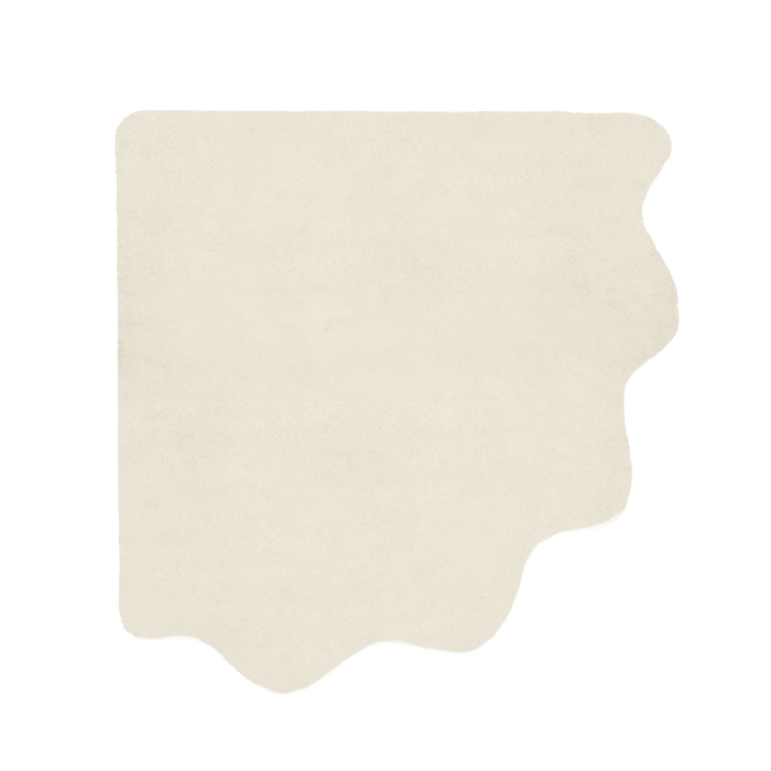 Customizable Scallop Corner Tufted Wool Rug