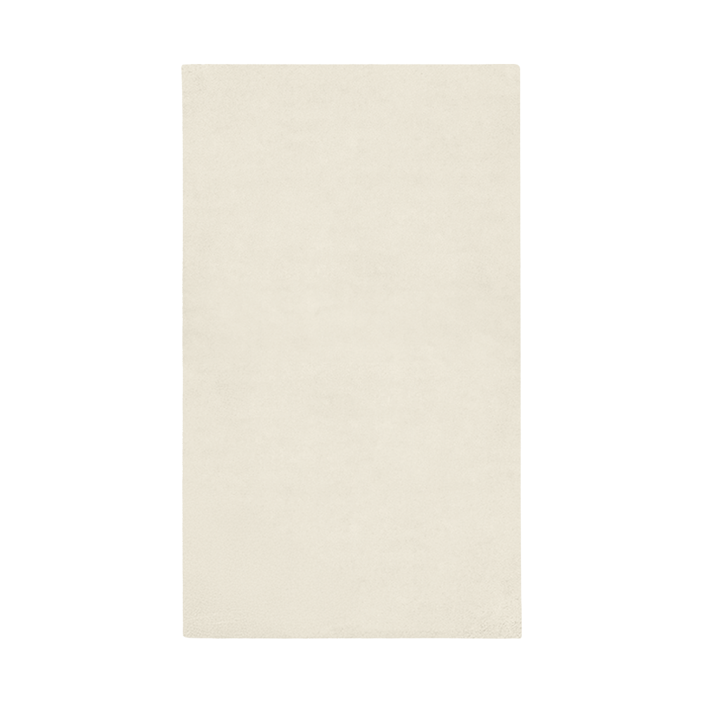 Beige rug on a white background