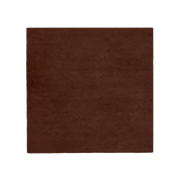 Customizable Solid Color Square Tufted Wool Rug