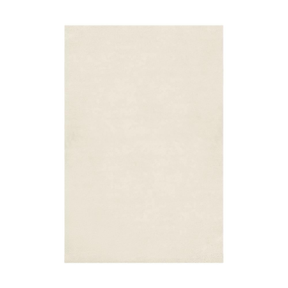 Beige rug on a white background