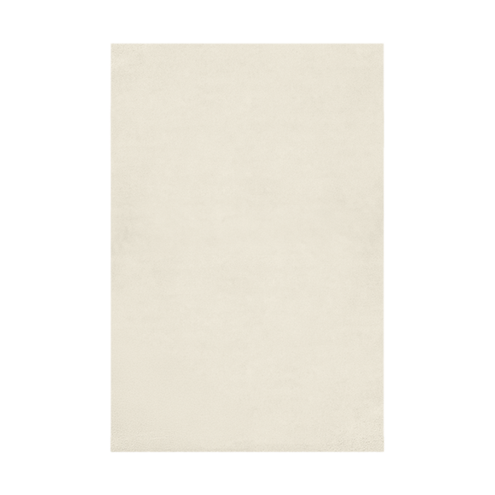 Beige rug on a white background