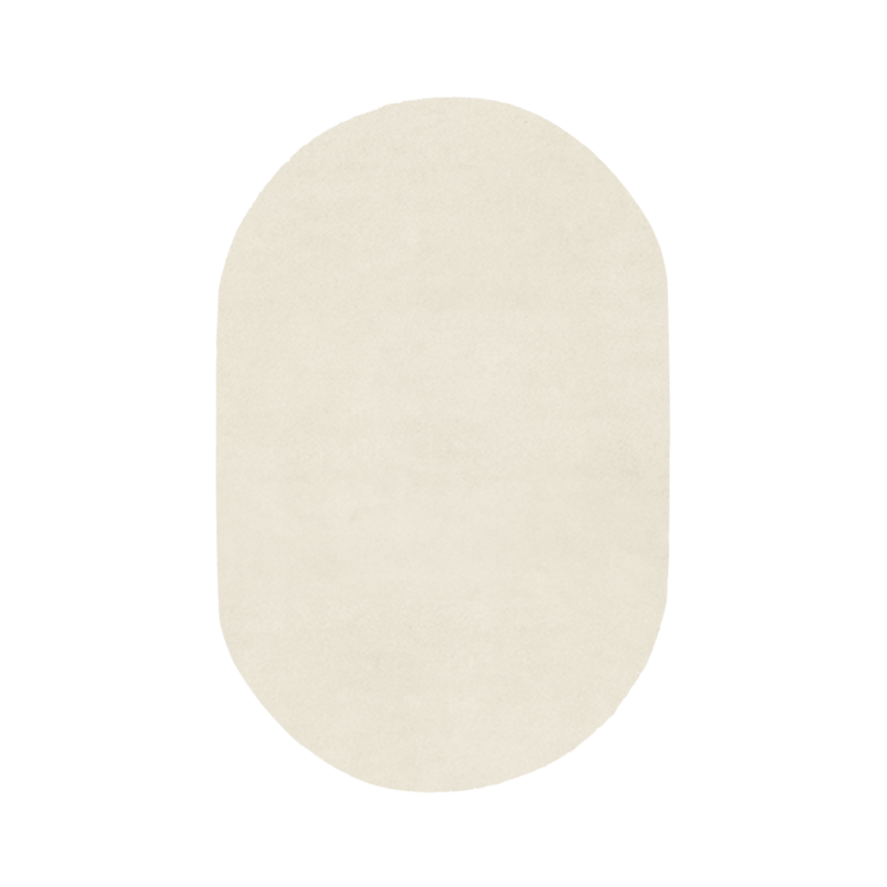 Customizable Oval Tufted Rug
