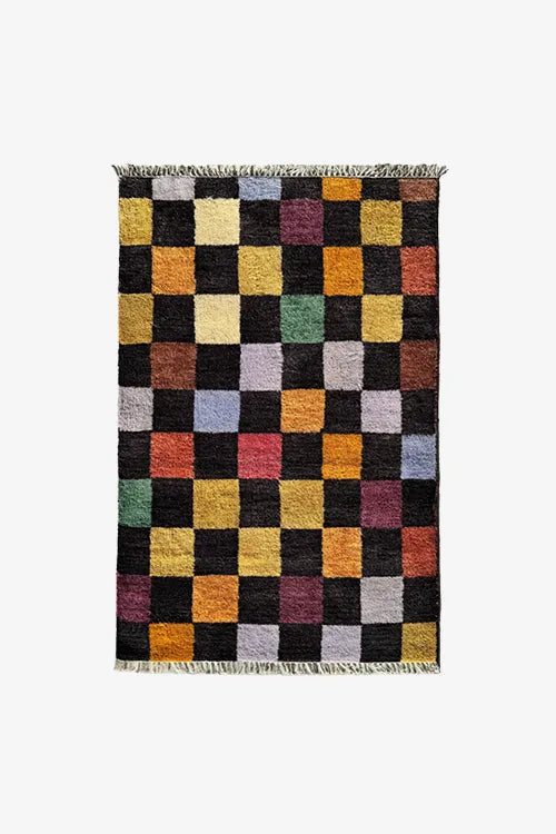 4x6 checkered rug