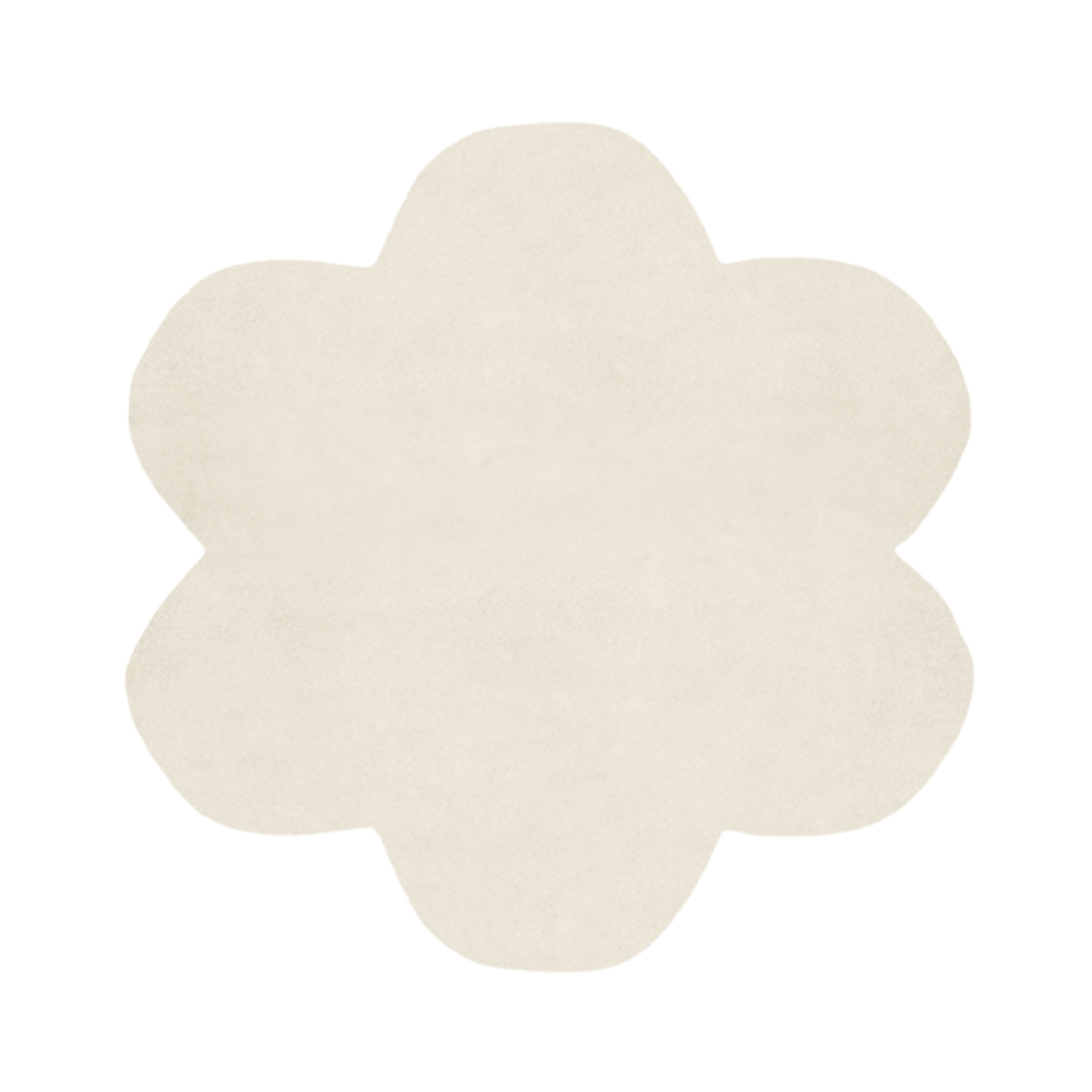 Customizable Honeycomb Round Tufted Wool Rug