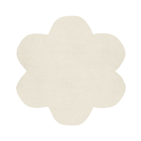 Customizable Honeycomb Round Tufted Wool Rug