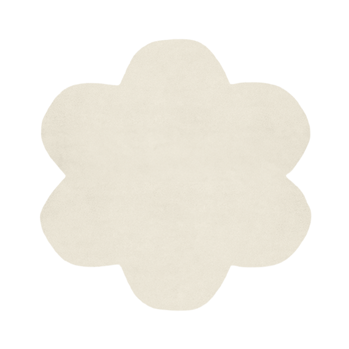 Customizable Honeycomb Round Tufted Wool Rug