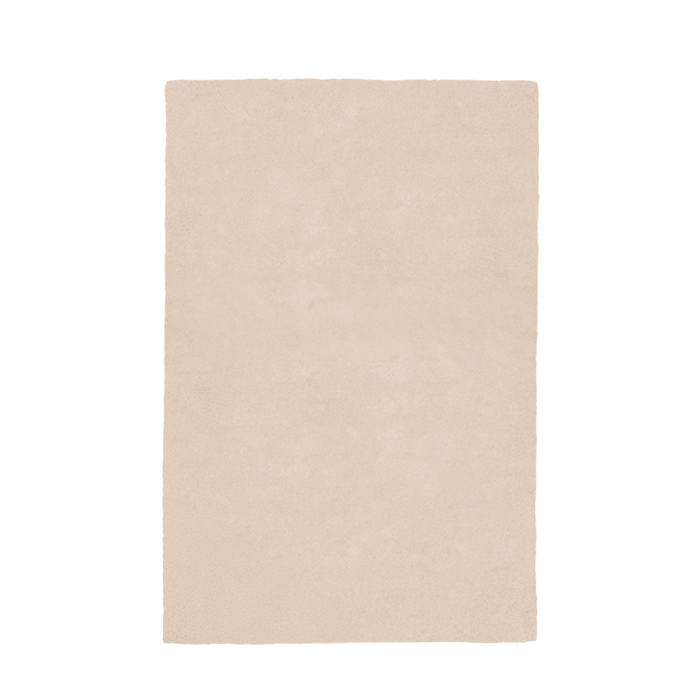 Beige rug on a white background