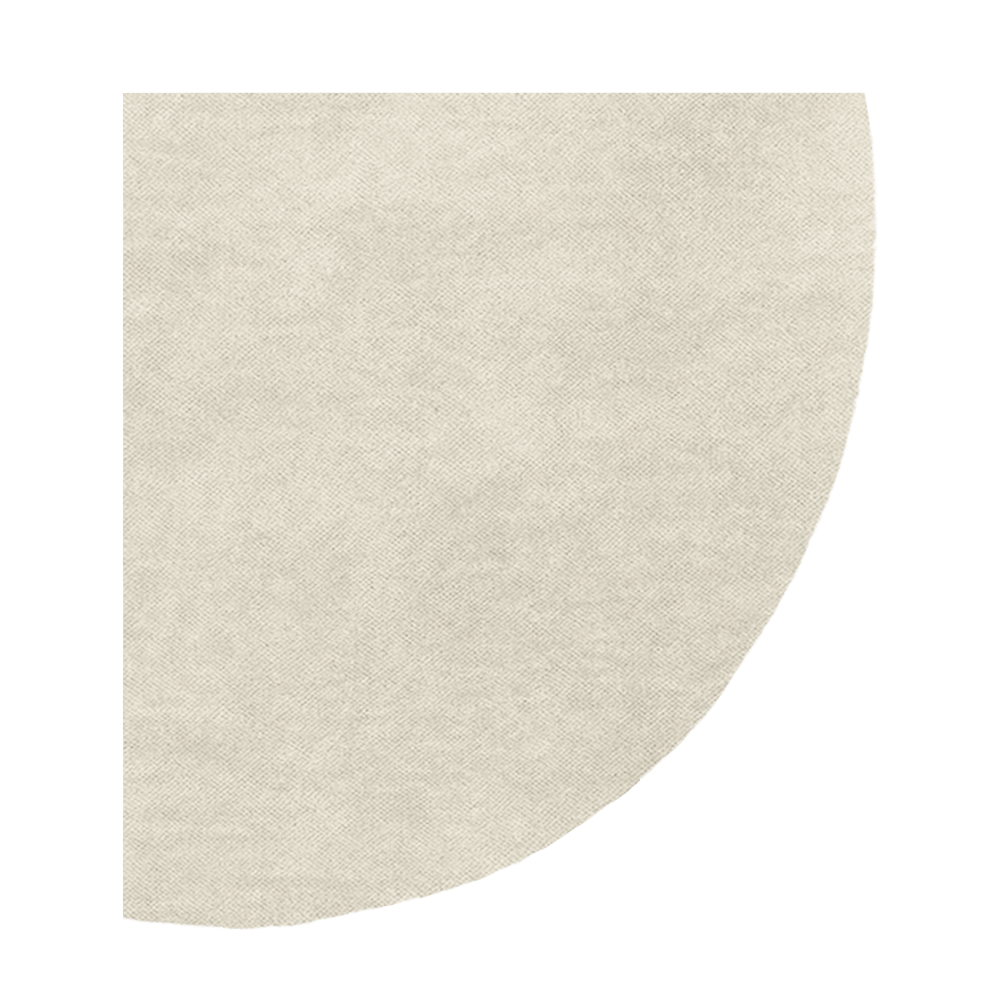 Customizable Interval Corner Hand-Knotted Wool Rug