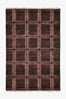 Boxstep Bold Grid Hand-Knotted Wool Rug