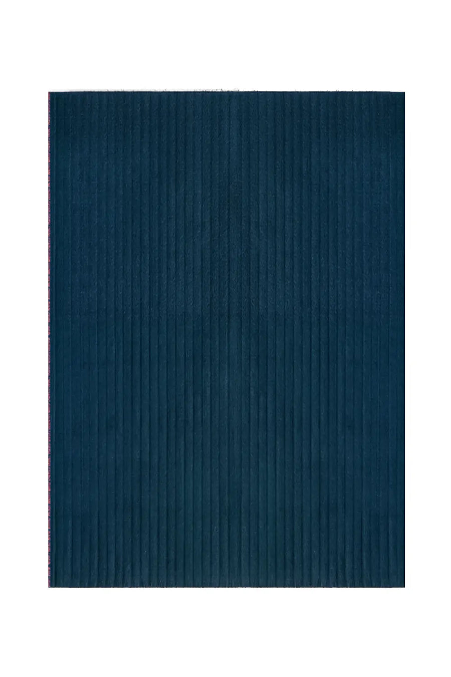 Ridge Carved Wool Rug with Hand-Carved Ribbed Texture