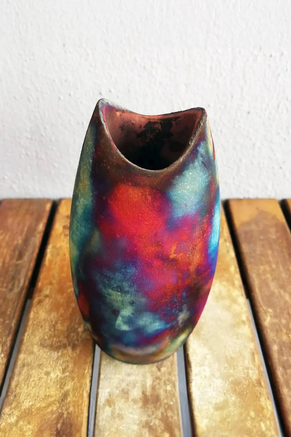 Koi Ceramic Raku Pottery Vase