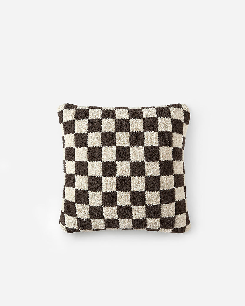 Stylish and modern pillow, ideal for adding a cozy touch to any lounge area.