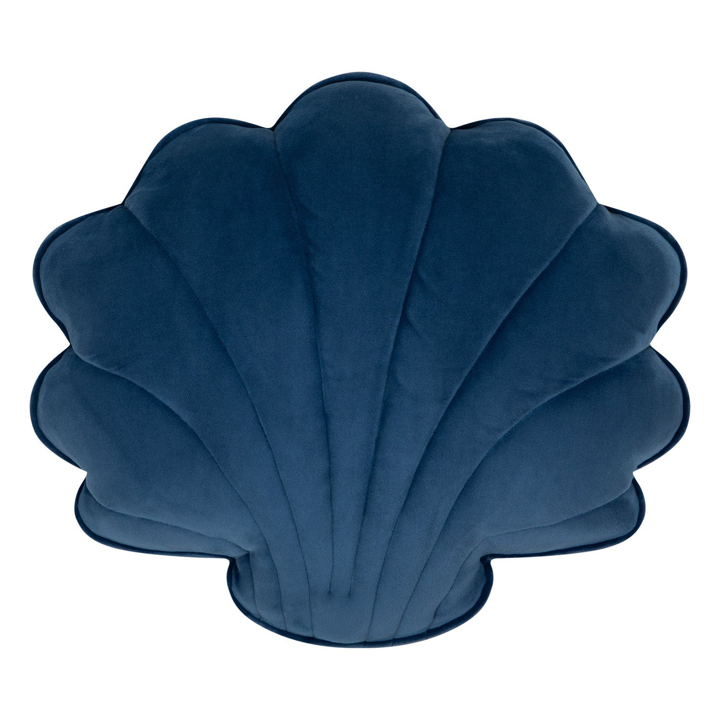 Velvet Blue Shell Pillow