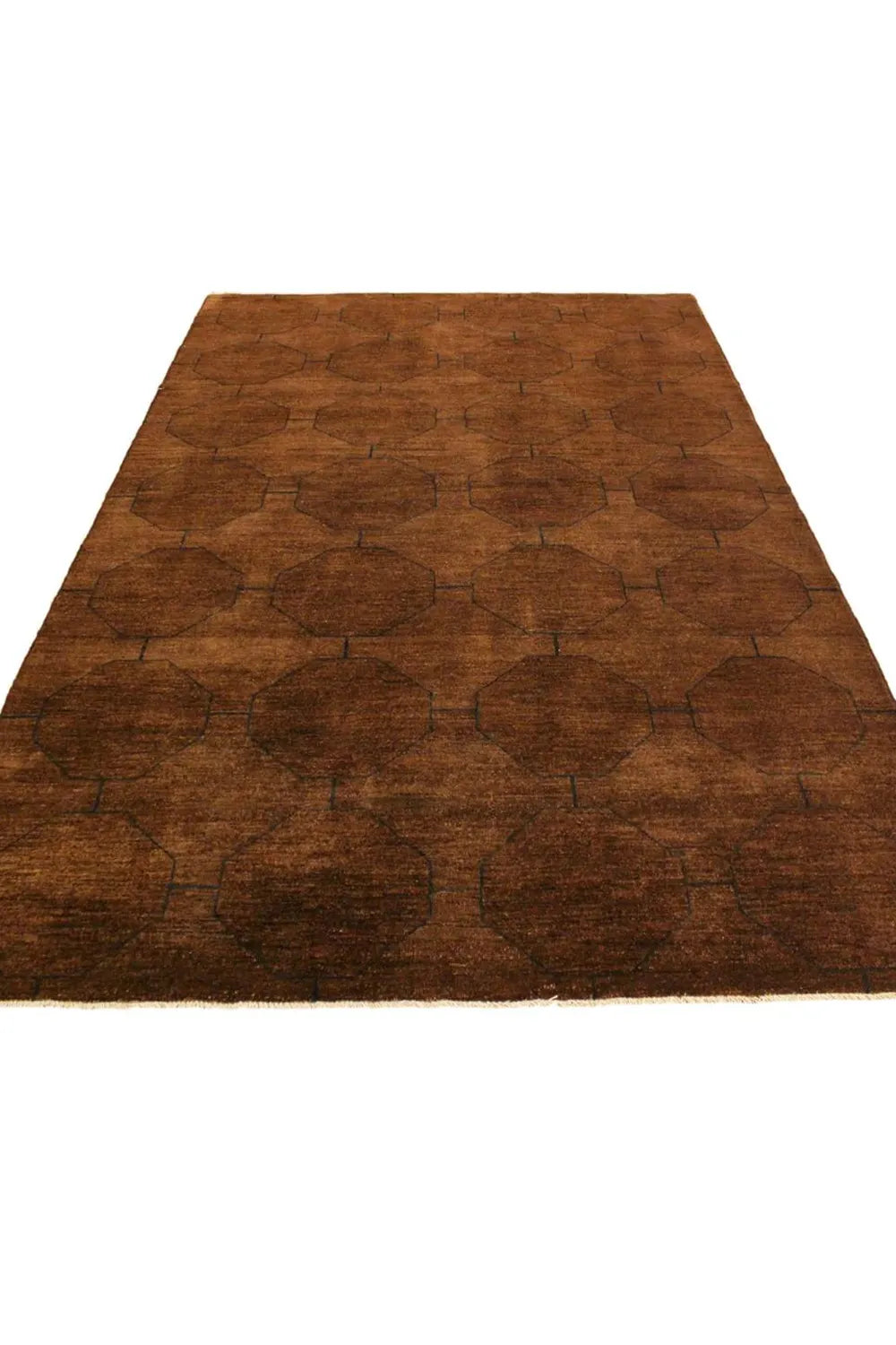 Chic Overdyed Brown Entryway Rug, Welcoming in 3x5 Size