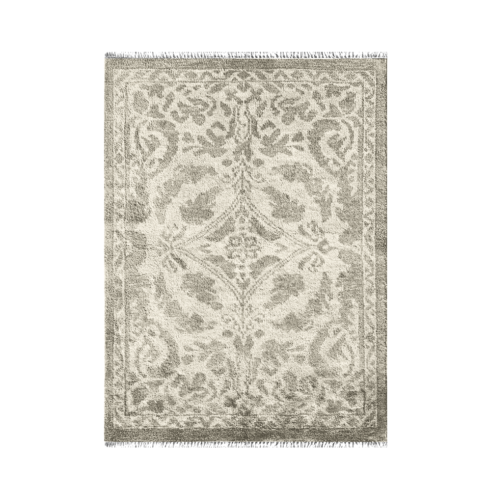 Customizable Vine Hand-Knotted Wool Rug