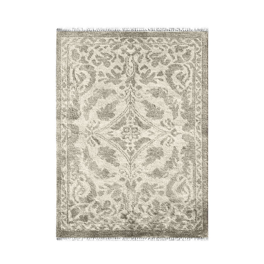 Customizable Vine Hand-Knotted Wool Rug