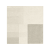 Customizable Sunset Mosaic Square Hand-Tufted Wool Rug