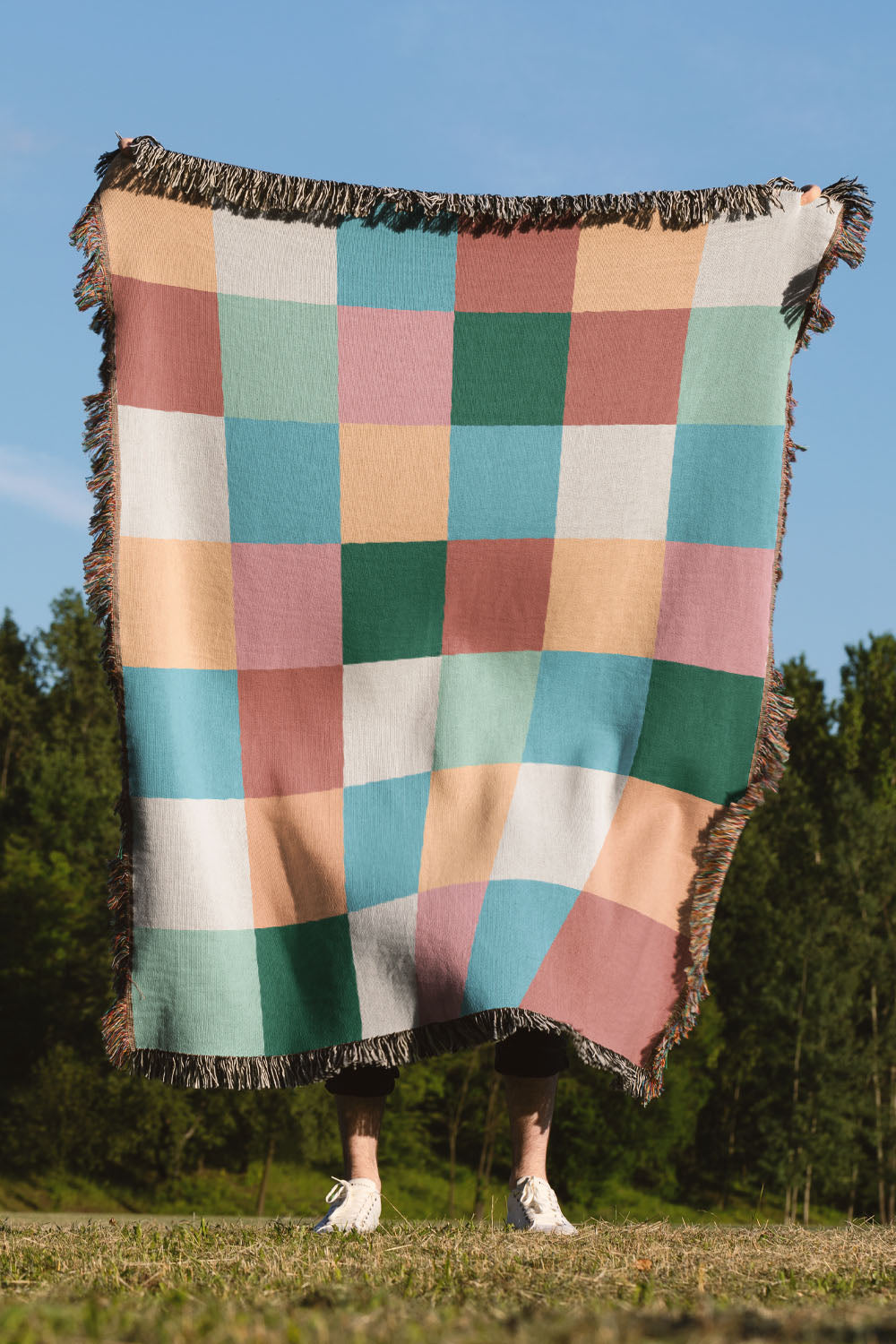 【Clr Shop】Plaid Woven Throw Blanket Plaid Woven Throw Blanket – Clr Shop