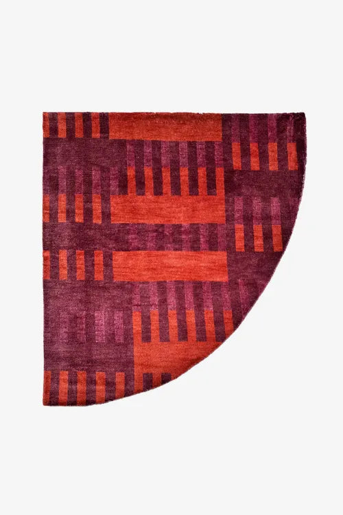 semi circle rug for corners