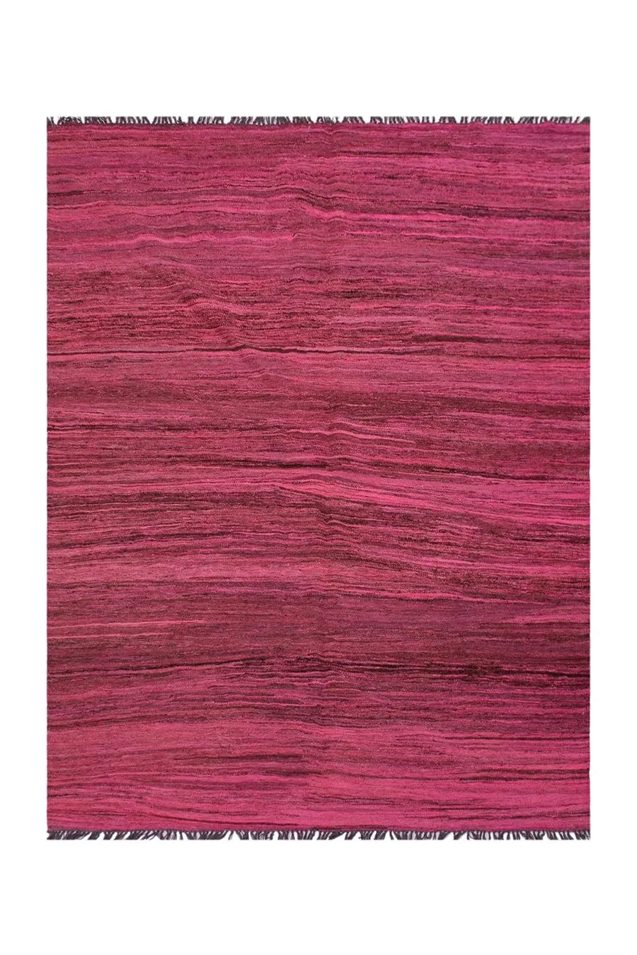 vibrant pink flatweave Kilim rug, hand-woven and perfect for contemporary homes