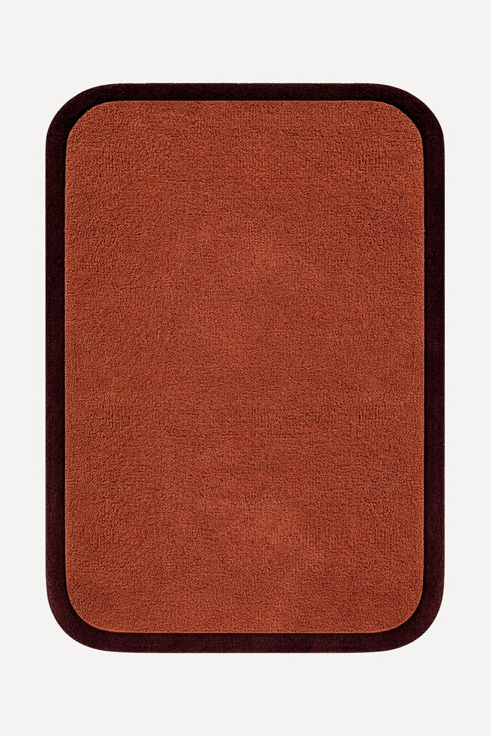 Customizable Contour Edge Hand-Tufted Wool Rug
