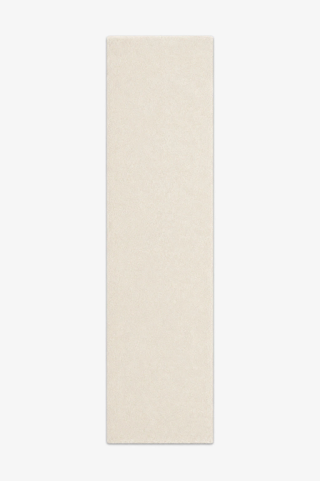 Cream Hand-Tufted Wool Runner Rug
