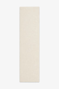 Cream Hand-Tufted Wool Runner Rug