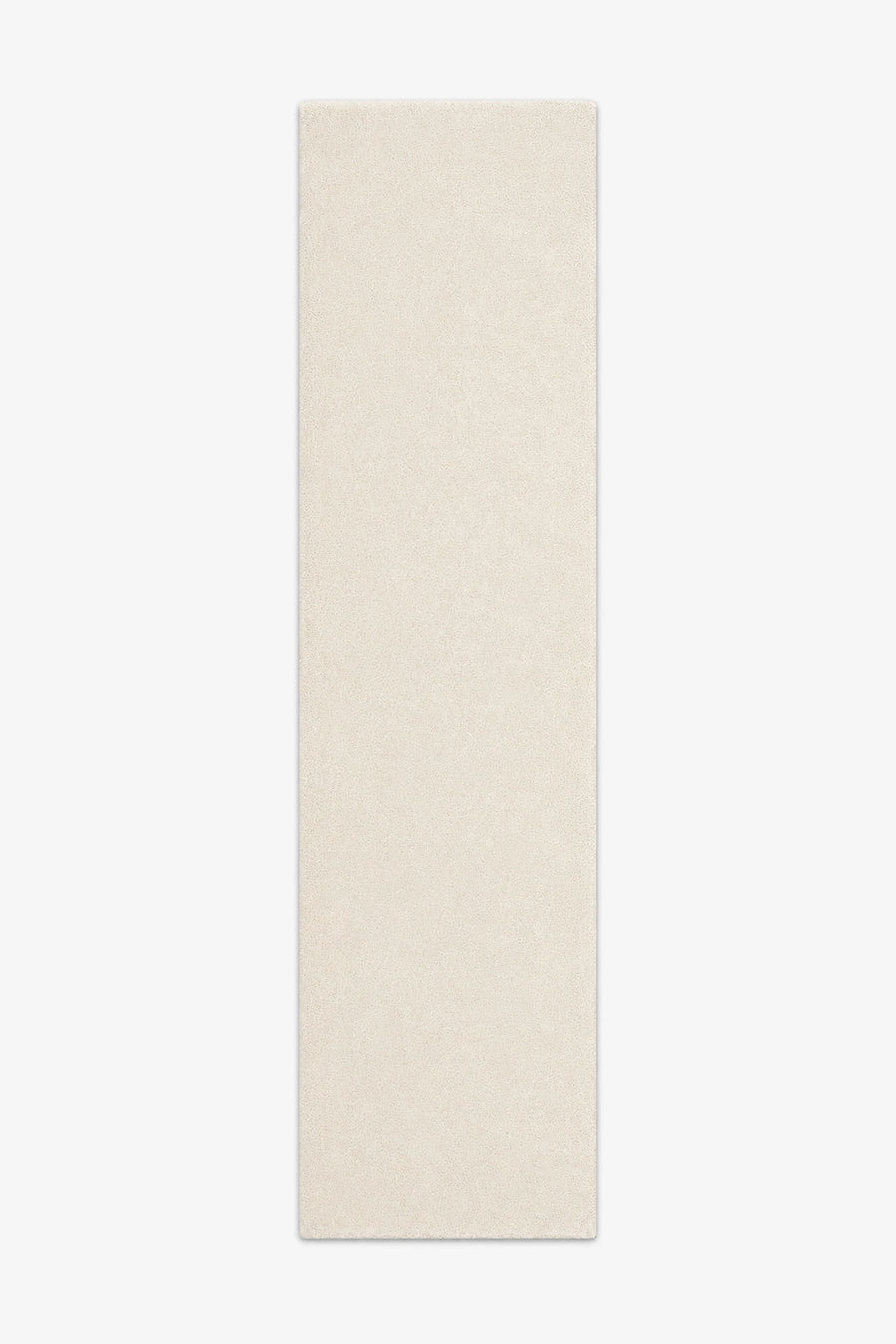 Cream Hand-Tufted Wool Runner Rug
