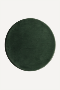 Solid Color Round Hand-Tufted New Zealand Wool Rug
