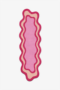 Customizable Puddle Tufted Wool Runner Rug