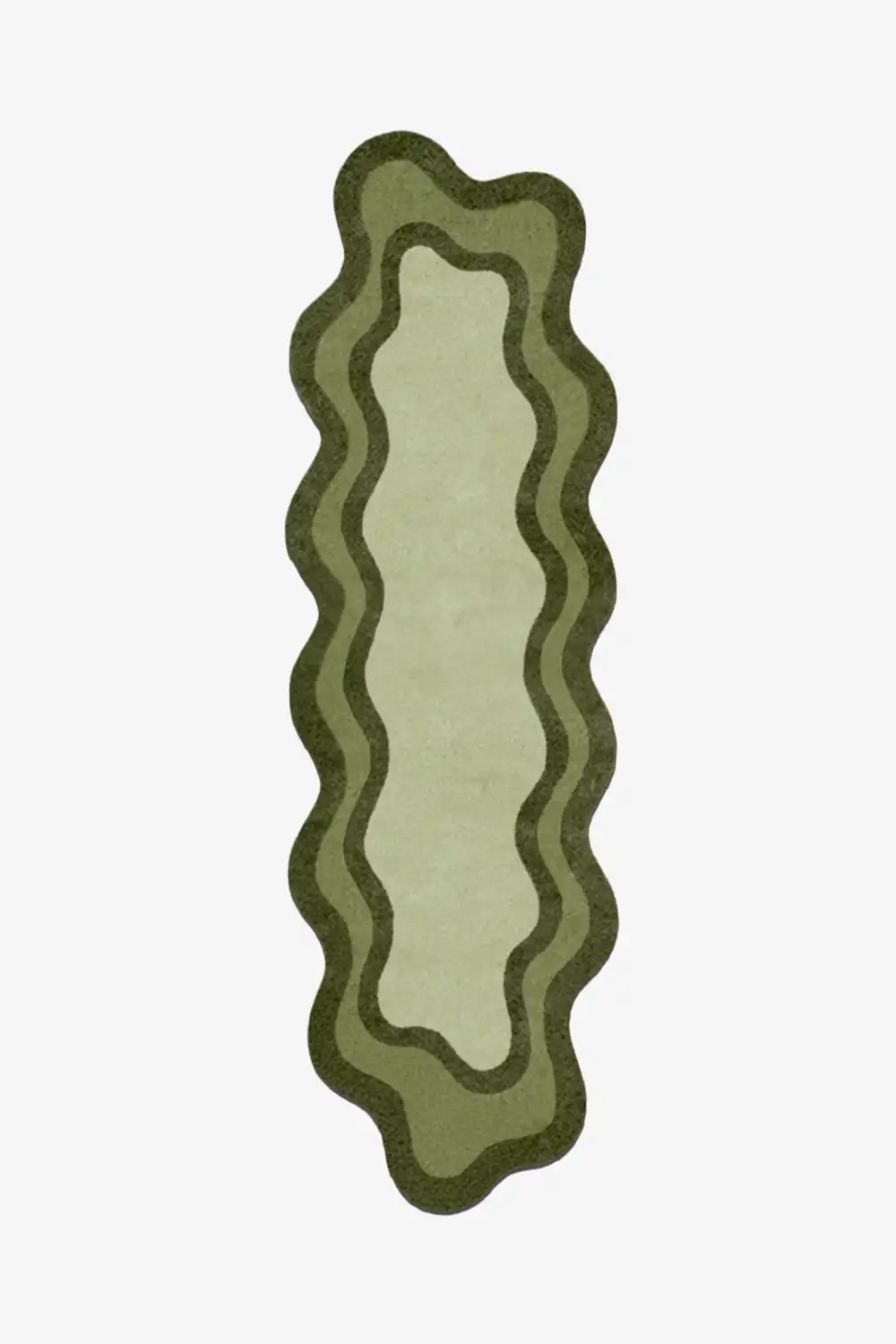 Customizable Puddle Tufted Wool Runner Rug