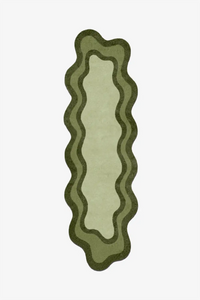 Customizable Puddle Tufted Wool Runner Rug