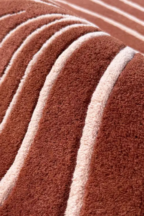 hand tufted rug texture